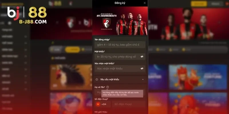 Làm sao để đăng ký tài khoản BJ88 nhanh chóng?