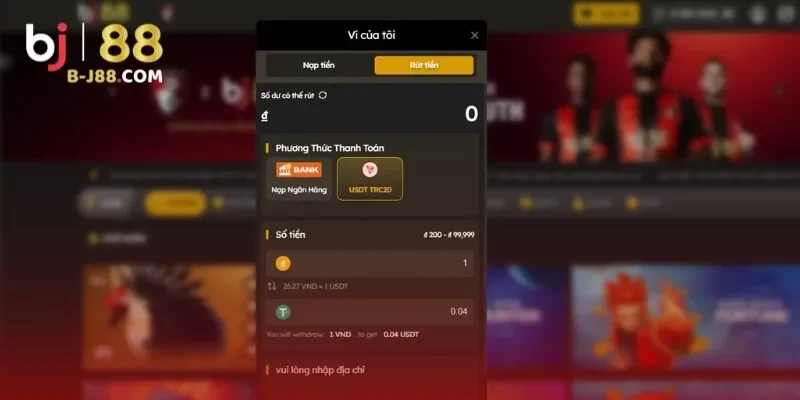 Lưu ý để quá trình rút tiền BJ88 diễn ra suôn sẻ